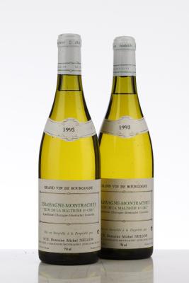 CHASSAGNE MONTRACHET BLANC CLOS DE LA MALTROIE 1993 - Michel Niellon - 2 Bottles