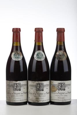 CORTON CLOS DE LA VIGNE AU SAINT 1985 - Louis Latour - 3 Bottles