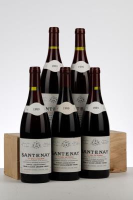 SANTENAY LA COMME 1989 - Lequin Roussot - 5 Bottles
