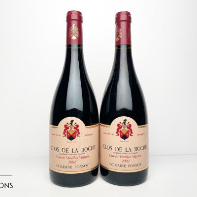 CLOS DE LA ROCHE VIEILLES VIGNES 2002 - Ponsot - 2 Bottles