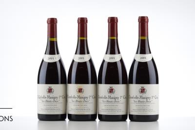 CHAMBOLLE MUSIGNY LES HAUTS DOIX 2001 - Robert Groffier - 4 Bottles