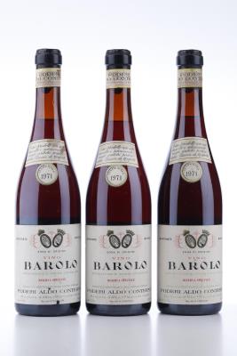 BAROLO BUSSIA MONFORTE RISERVA SPECIALE 1971 - Aldo Conterno - 3 Bottles