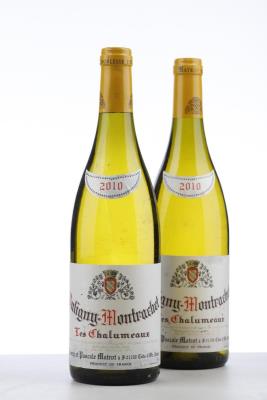 PULIGNY MONTRACHET LES CHALUMEAUX 2010 - Thierry et Pascale Matrot - 2 Bottles