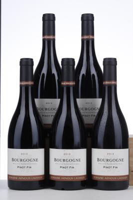 BOURGOGNE PINOT FIN 2013 - Arnoux Lachaux - 5 Bottles