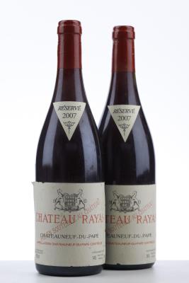 CHATEAUNEUF DU PAPE RAYAS 2007 - Reynaud - 2 Bottles