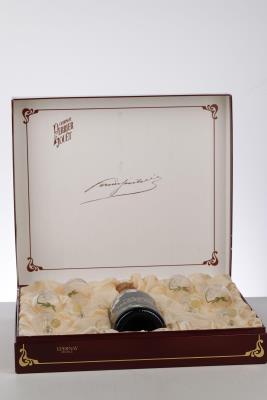 PERRIER JOUET BELLE EPOQUE 1985 - Perrier Jouet - 1 Bottle - Giftbox with 4 glasses