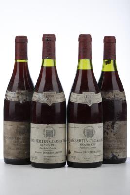 CHAMBERTIN CLOS DE BEZE 1990 - Drouhin Laroze - 4 Bottles