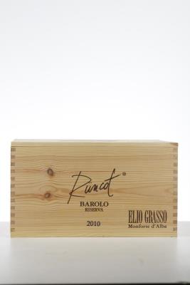 BAROLO RISERVA RUNCOT 2010 - Elio Grasso - 6 Bottles - Owc 6