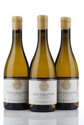 SAINT JOSEPH BLANC LES GRANITS 2006 - Chapoutier - 3 Bottles