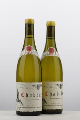 CHABLIS 2014 - Vincent Dauvissat - 2 Bottles