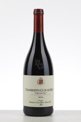 CHAMBERTIN CLOS DE BEZE 2016 - Robert Groffier - 1 Bottle