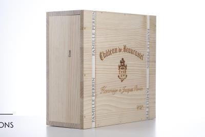 CHATEAUNEUF DU PAPE BEAUCASTEL HOMMAGE A JACQUES PERRIN 2015 - Beaucastel - 3 Bottles - Owc 3