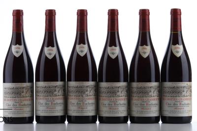 RUCHOTTES CHAMBERTIN CLOS DES RUCHOTTES Armand Rousseau 1996 - 6 Bottles