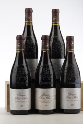 CHATEAUNEUF DU PAPE 2007 - Pierre Andre - 5 Bottles