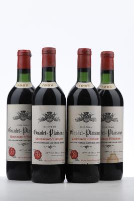 GUADET PLAISANCE 1962 - Mc - 4 Bottles