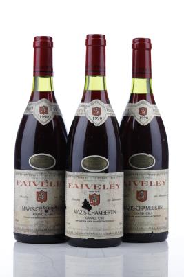 MAZIS CHAMBERTIN 1990 - Faiveley - 3 Bottles