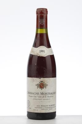 CHASSAGNE MONTRACHET ROUGE CLOS DE LA BOUDRIOTTE 1991 - Ramonet - 1 Bottle