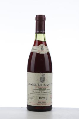 CHAMBOLLE MUSIGNY 1 ER CRU LES VIGNES DU CHATEAU VIEILLES VIGNES 1971 - Grivelet - 1 Bottle