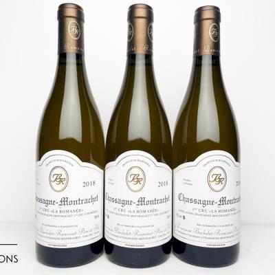 CHASSAGNE MONTRACHET LA ROMANEE 2018 - Bachelet Ramonet - 3 Bottles