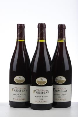 MOULIN A VENT HERITAGE DU TREMBLAY 2014 - Paul Janin - 3 Bottles