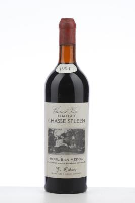 CHASSE SPLEEN 1964 - P. Lahary - 1 Bottle