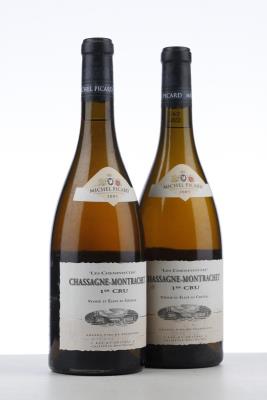 CHASSAGNE MONTRACHET BLANC LES CHENEVOTTES 2005 - Michel Picard - 2 Bottles