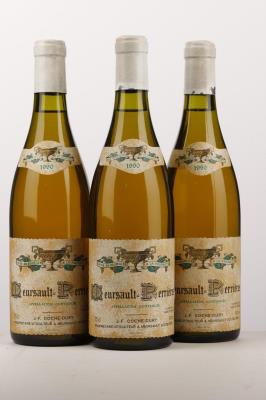 MEURSAULT PERRIERES 1990 - Coche Dury - 3 Bottles