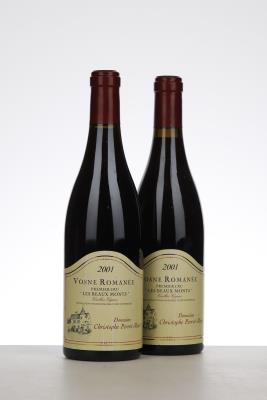 VOSNE ROMANEE LES BEAUMONTS VIEILLES VIGNES 2001 - Henri Perrot Minot - 2 Bottles