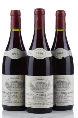 PERNAND VERGELESSES ROUGE ILES DE VERGELESSES 1996 - Chandon de Briailles - 3 Bottles