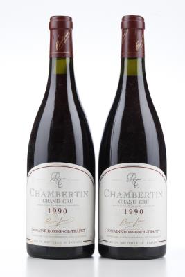 CHAMBERTIN 1990 - Rossignol Trapet - 2 Bottles