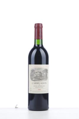 CARRUADES DE LAFITE ROTHSCHILD 1985 - Mc - 1 Bottle