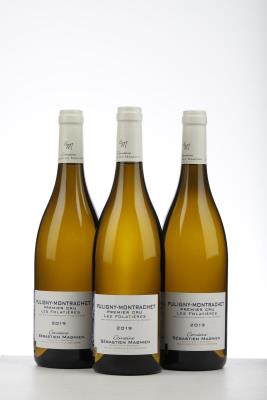 PULIGNY MONTRACHET LES FOLATIERES 2019 - Sebastien Magnien - 3 Bottles