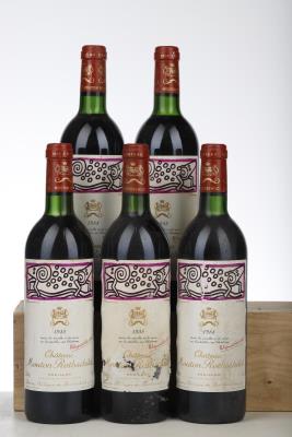 MOUTON ROTHSCHILD 1988 - Mc - 5 Bottles