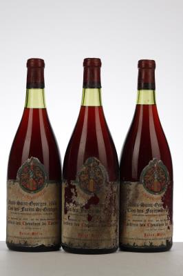 NUITS ST GEORGES CLOS DES FORETS ST GEORGES 1966 - Jules Belin - 3 Magnums