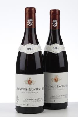 CHASSAGNE MONTRACHET ROUGE 2016 - Jean Claude Ramonet - 2 Bottles