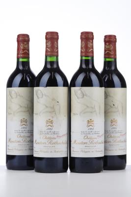 MOUTON ROTHSCHILD 1993 - Mc - 4 Bottles