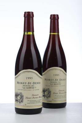 MOREY ST DENIS LA RIOTTE 1993 - Henri Perrot Minot - 2 Bottles
