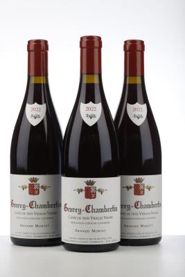 GEVREY CHAMBERTIN CUVEE DE TRES VIEILLLES VIGNES 2022 - Arnaud Mortet - 3 Bottles