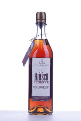 A.H. HIRSCH 16 Y RESERVE GOLD WAX 1974 - Distillery - 45.8 ABV, Distilled Spring 1974 in small Copper Pot Stills, Straight Bourban Whisky, New American Oak Barrels, America's First Five Star Bourban - 1 Bottle
