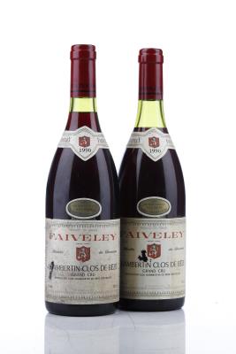 CHAMBERTIN CLOS DE BEZE 1990 - Faiveley - 2 Bottles
