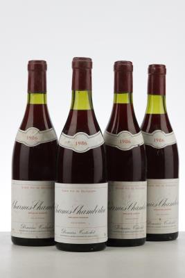 CHARMES CHAMBERTIN 1986 - Tortochot - 4 Bottles