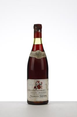 NUITS ST GEORGES CLOS DES ARGILLIERES 1971 - Charles Gruber - 1 Bottle