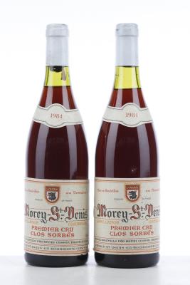 MOREY ST DENIS CLOS SORBES 1984 - Domaine des Lambrays - 2 Bottles
