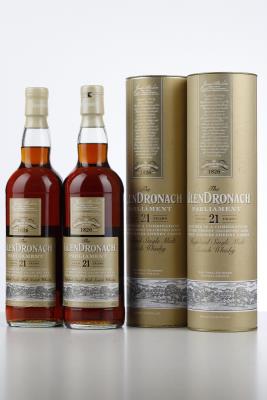 GLENDRONACH 21 Y PARLIAMENT  - Alc 48% 2 Bottles