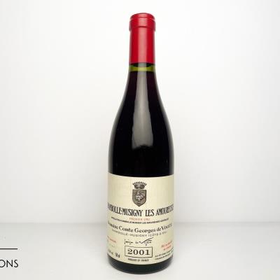 CHAMBOLLE MUSIGNY LES AMOUREUSES 2001 - Comte de Vogue - 1 Bottle