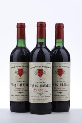 FRANC MAILLET 1983 - Mc - 3 Bottles