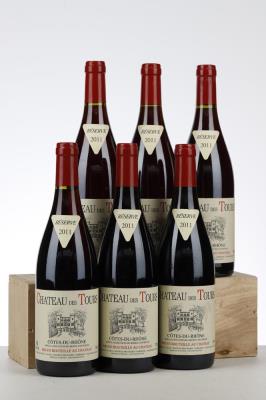 CHATEAU DES TOURS RESERVE 2011 - Rayas - 6 Bottles