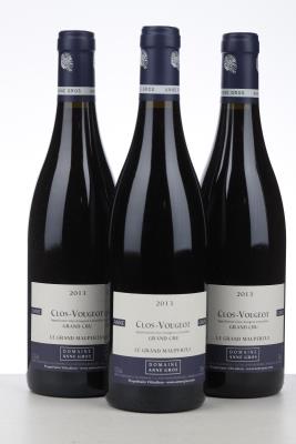 CLOS VOUGEOT LE GRAND MAUPERTUI 2013 - Anne Gros - 3 Bottles