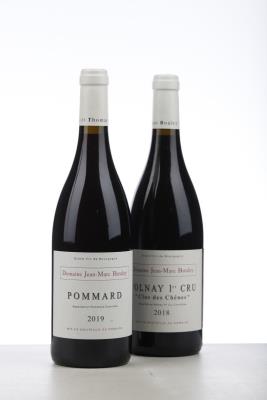 2018 VOLNAY CLOS DES CHENES + 2019 POMMARD  - Jean Marc Bouley - 2 Bottles