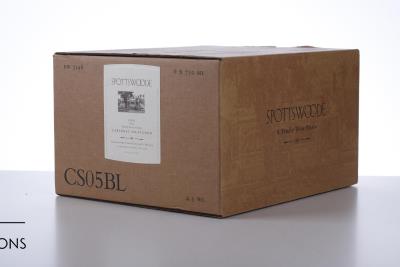 SPOTTSWOODE CABERNET SAUVIGNON 2005 - Spottswoode Estate - 6 Bottles - Oc 6